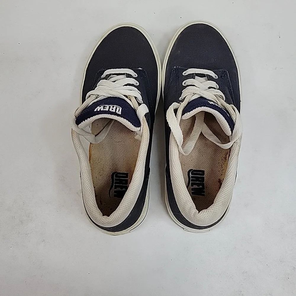 Drew Men's Chunky Canvas Skate Shoes Size 7M  Navy Walking Lace‎ Up Comfort